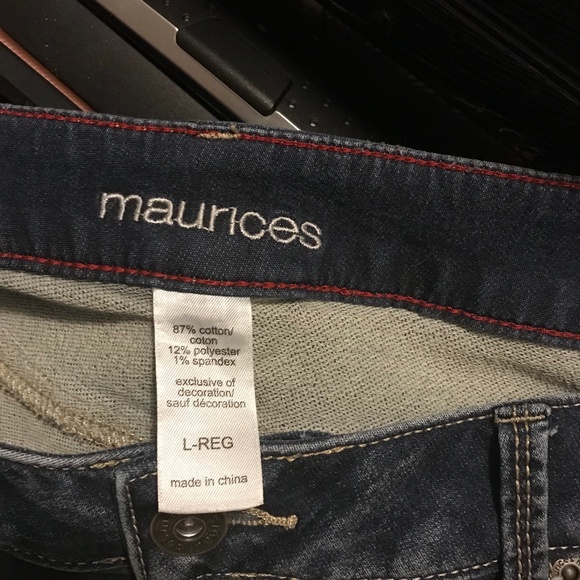 Maurice’s skinny straight  leg large regular torn - Picture 6 of 8